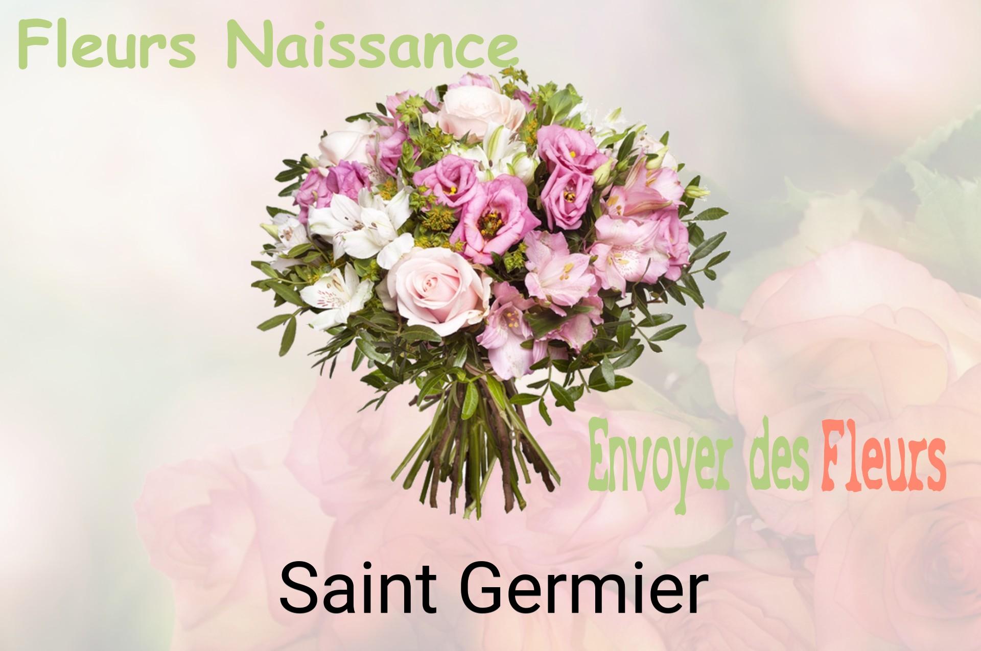 Bouquet de fleurs de naissance livré à Saint-Germier
